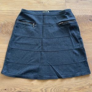 Athleta gray knit skirt